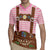 Lederhosen Oktoberfest Rugby Jersey Pink Edelweiss Floral Polka Dots - Wonder Print Shop