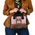 Lederhosen Oktoberfest Shoulder Handbag Pink Edelweiss Floral Polka Dots - Wonder Print Shop