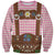 Lederhosen Oktoberfest Sweatshirt Pink Edelweiss Floral Polka Dots - Wonder Print Shop