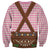 Lederhosen Oktoberfest Sweatshirt Pink Edelweiss Floral Polka Dots - Wonder Print Shop