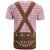 Lederhosen Oktoberfest T Shirt Pink Edelweiss Floral Polka Dots - Wonder Print Shop