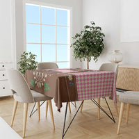 Lederhosen Oktoberfest Tablecloth Pink Edelweiss Floral Polka Dots - Wonder Print Shop