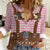 Lederhosen Oktoberfest Women Casual Shirt Pink Edelweiss Floral Polka Dots - Wonder Print Shop