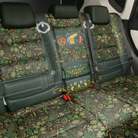 Lederhosen Oktoberfest Back Car Seat Cover Hops And Malt Pattern - Wonder Print Shop