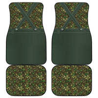 Lederhosen Oktoberfest Car Mats Hops And Malt Pattern - Wonder Print Shop