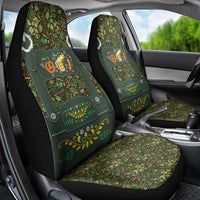 Lederhosen Oktoberfest Car Seat Cover Hops And Malt Pattern - Wonder Print Shop