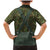 Lederhosen Oktoberfest Family Matching Mermaid Dress and Hawaiian Shirt Hops And Malt Pattern - Wonder Print Shop