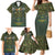 Lederhosen Oktoberfest Family Matching Mermaid Dress and Hawaiian Shirt Hops And Malt Pattern - Wonder Print Shop