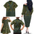 Lederhosen Oktoberfest Family Matching Off The Shoulder Long Sleeve Dress and Hawaiian Shirt Hops And Malt Pattern - Wonder Print Shop