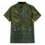 Lederhosen Oktoberfest Family Matching Short Sleeve Bodycon Dress and Hawaiian Shirt Hops And Malt Pattern - Wonder Print Shop