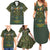 Lederhosen Oktoberfest Family Matching Summer Maxi Dress and Hawaiian Shirt Hops And Malt Pattern - Wonder Print Shop