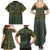 Lederhosen Oktoberfest Family Matching Summer Maxi Dress and Hawaiian Shirt Hops And Malt Pattern - Wonder Print Shop