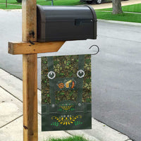 Lederhosen Oktoberfest Garden Flag Hops And Malt Pattern - Wonder Print Shop