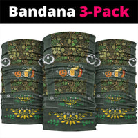 Lederhosen Oktoberfest Neck Gaiter Hops And Malt Pattern - Wonder Print Shop