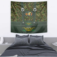 Lederhosen Oktoberfest Tapestry Hops And Malt Pattern - Wonder Print Shop