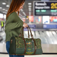 Lederhosen Oktoberfest Travel Bag Hops And Malt Pattern - Wonder Print Shop