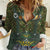 Lederhosen Oktoberfest Women Casual Shirt Hops And Malt Pattern - Wonder Print Shop