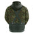Lederhosen Oktoberfest Zip Hoodie Hops And Malt Pattern - Wonder Print Shop