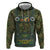 Lederhosen Oktoberfest Zip Hoodie Hops And Malt Pattern - Wonder Print Shop