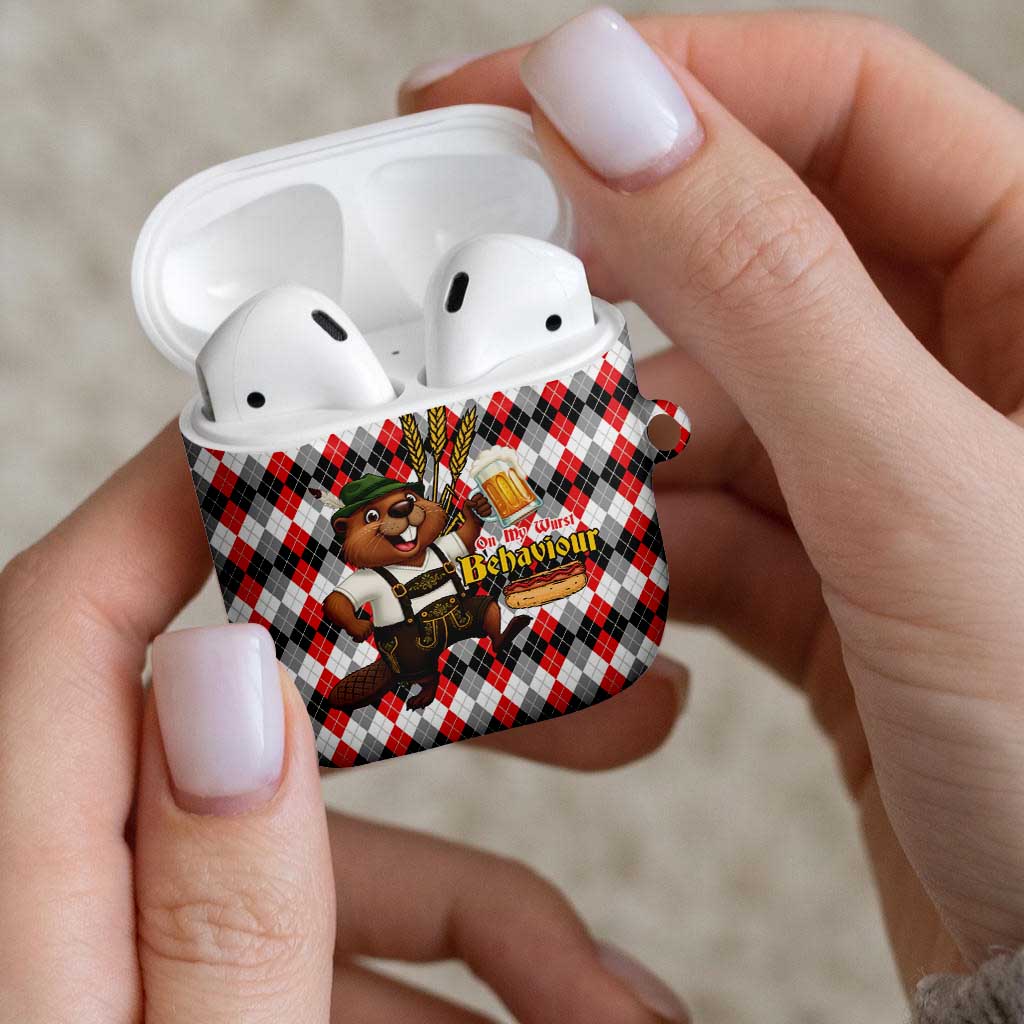 Oktoberfest Beaver AirPods Case On My Wurst Behaviour - Wonder Print Shop