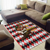 Oktoberfest Beaver Area Rug On My Wurst Behaviour - Wonder Print Shop