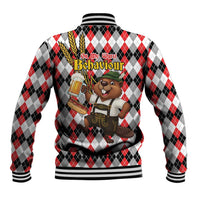 Oktoberfest Beaver Baseball Jacket On My Wurst Behaviour - Wonder Print Shop