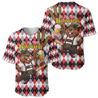 Oktoberfest Beaver Baseball Jersey On My Wurst Behaviour - Wonder Print Shop