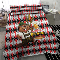 Oktoberfest Beaver Bedding Set On My Wurst Behaviour - Wonder Print Shop