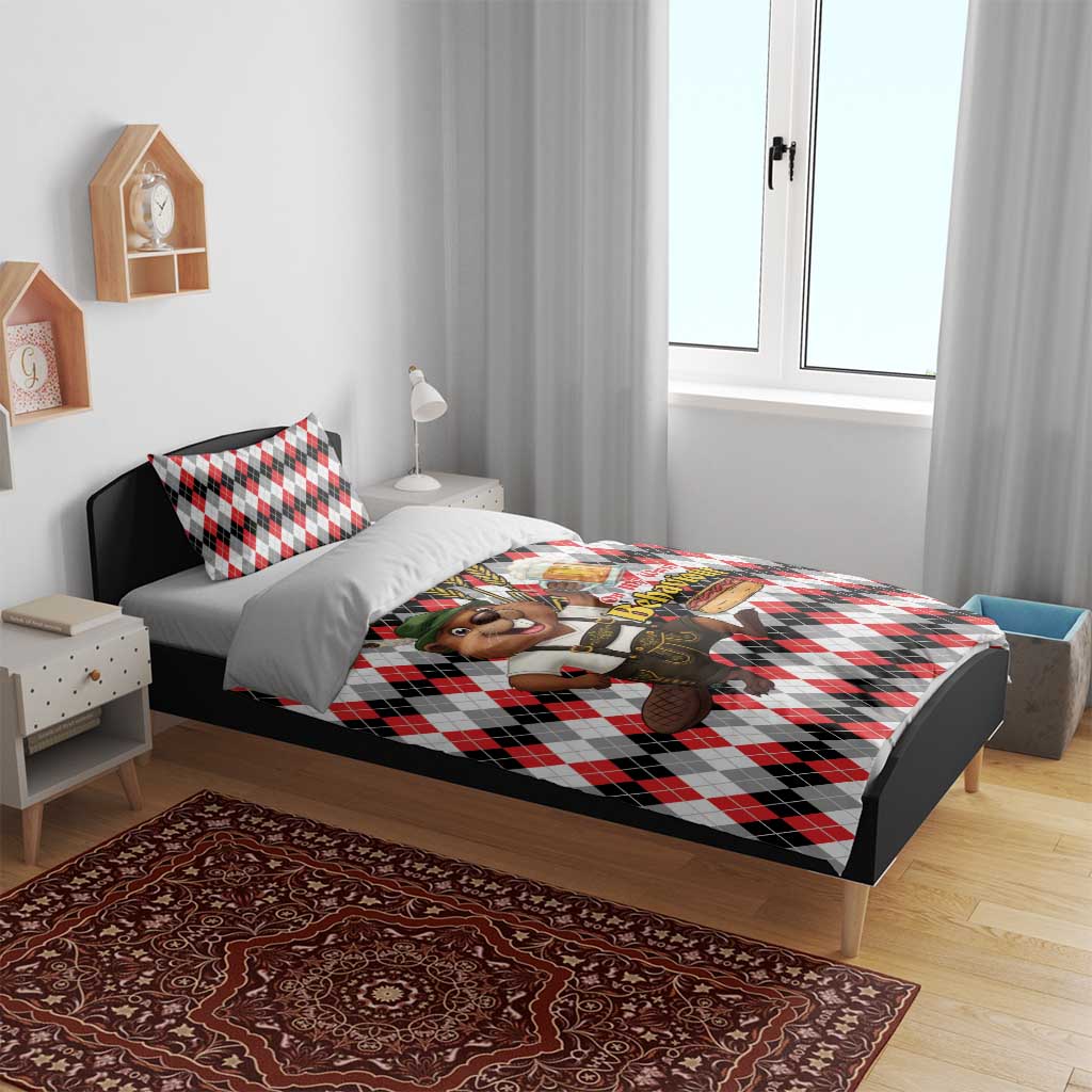 Oktoberfest Beaver Bedding Set On My Wurst Behaviour - Wonder Print Shop