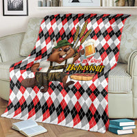 Oktoberfest Beaver Blanket On My Wurst Behaviour - Wonder Print Shop