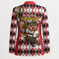 Oktoberfest Beaver Blazer On My Wurst Behaviour - Wonder Print Shop