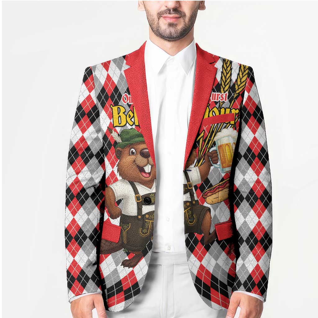 Oktoberfest Beaver Blazer On My Wurst Behaviour - Wonder Print Shop