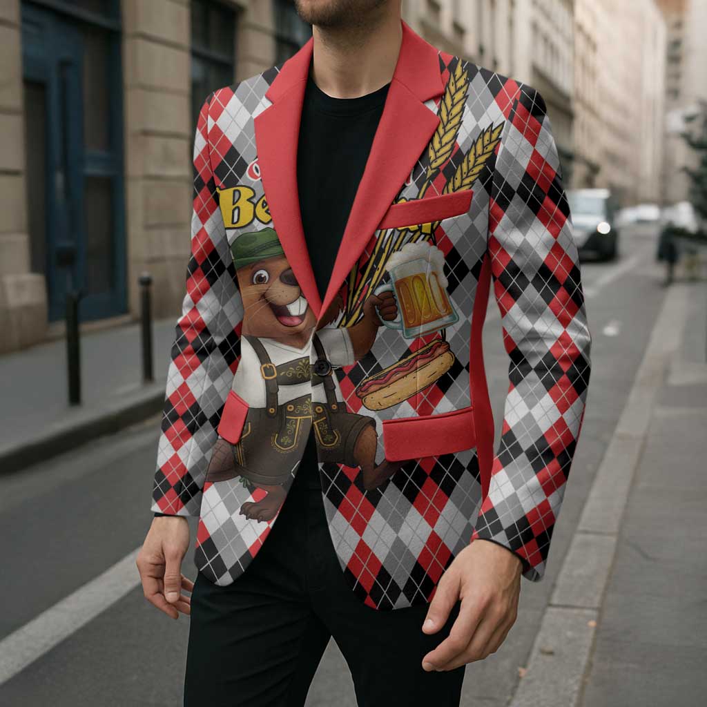 Oktoberfest Beaver Blazer On My Wurst Behaviour - Wonder Print Shop