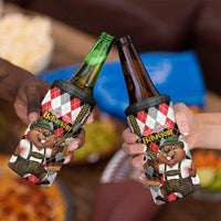 Oktoberfest Beaver 4 in 1 Can Cooler Tumbler On My Wurst Behaviour - Wonder Print Shop