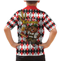 Oktoberfest Beaver Family Matching Mermaid Dress and Hawaiian Shirt On My Wurst Behaviour - Wonder Print Shop