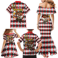 Oktoberfest Beaver Family Matching Mermaid Dress and Hawaiian Shirt On My Wurst Behaviour - Wonder Print Shop