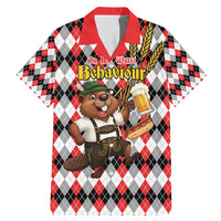 Oktoberfest Beaver Family Matching Mermaid Dress and Hawaiian Shirt On My Wurst Behaviour - Wonder Print Shop