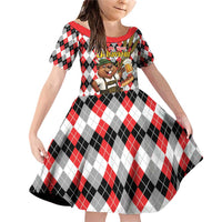 Oktoberfest Beaver Family Matching Off Shoulder Short Dress and Hawaiian Shirt On My Wurst Behaviour - Wonder Print Shop