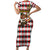 Oktoberfest Beaver Family Matching Short Sleeve Bodycon Dress and Hawaiian Shirt On My Wurst Behaviour - Wonder Print Shop