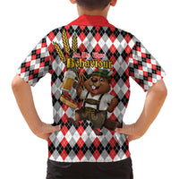 Oktoberfest Beaver Family Matching Tank Maxi Dress and Hawaiian Shirt On My Wurst Behaviour - Wonder Print Shop