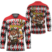 Oktoberfest Beaver Hockey Jersey On My Wurst Behaviour - Wonder Print Shop