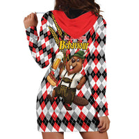 Oktoberfest Beaver Hoodie Dress On My Wurst Behaviour - Wonder Print Shop
