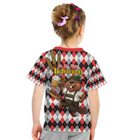Oktoberfest Beaver Kid T Shirt On My Wurst Behaviour - Wonder Print Shop