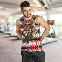 Oktoberfest Beaver Men Tank Top On My Wurst Behaviour - Wonder Print Shop
