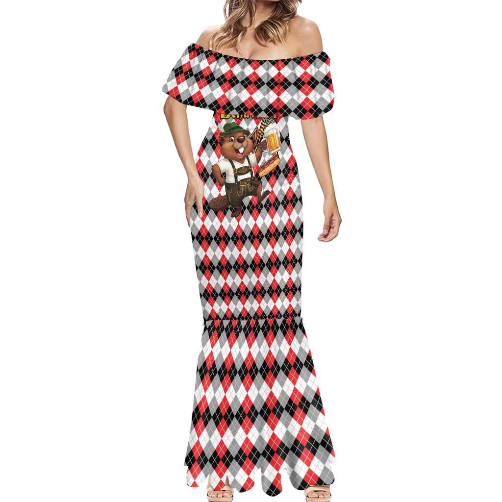 Oktoberfest Beaver Mermaid Dress On My Wurst Behaviour - Wonder Print Shop
