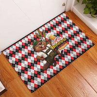 Oktoberfest Beaver Rubber Doormat On My Wurst Behaviour - Wonder Print Shop