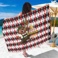 Oktoberfest Beaver Sarong On My Wurst Behaviour - Wonder Print Shop
