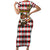 Oktoberfest Beaver Short Sleeve Bodycon Dress On My Wurst Behaviour - Wonder Print Shop