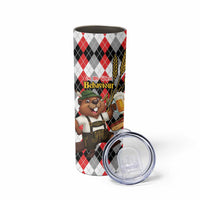 Oktoberfest Beaver Skinny Tumbler On My Wurst Behaviour - Wonder Print Shop