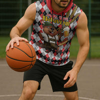 Oktoberfest Beaver Sleeveless Hoodie On My Wurst Behaviour - Wonder Print Shop